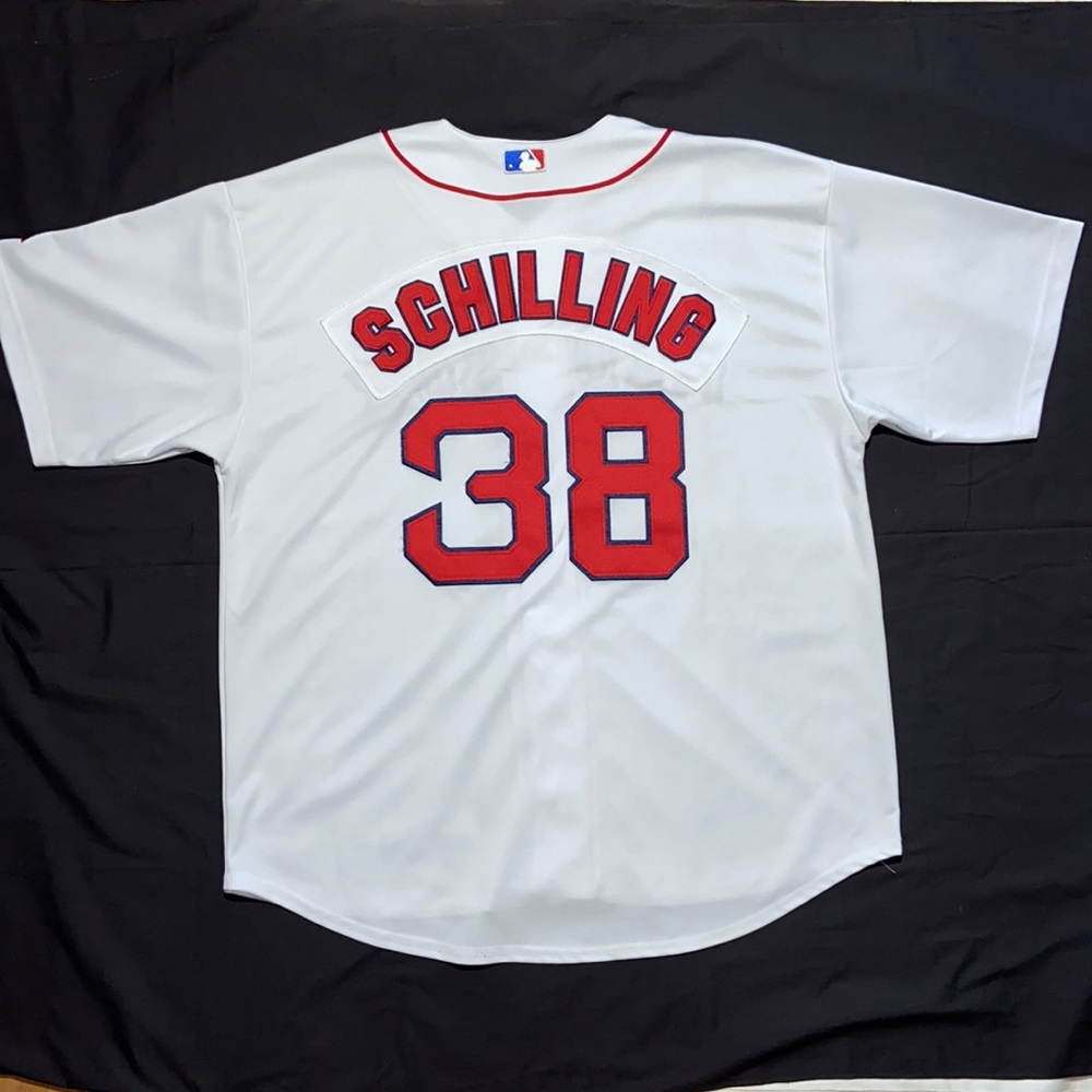 MLB SCHILLING Boston Red Sox #38 Jersey by Majestic. Make an offer if you like. - Picture 6 of 10